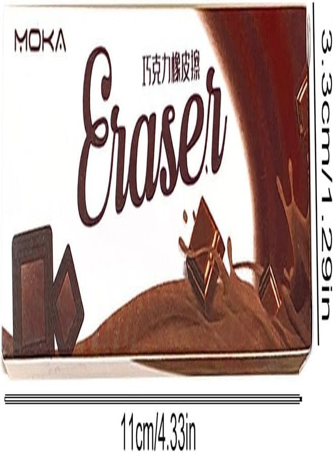 Asera Fancy Erasers for Birthday Return Gifts for Kids (Chocolate Erasers,Pack of 12) - Image 2